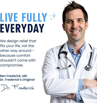 Dr. Frederick's Original Moisturizing Gel Socks for Men & Women -- Dry Feet & Cracked Heel Treatment -- Full Foot Gel Lining with Mango Butter, Shea Butter, Jojoba & Coconut Oil Dr. Frederick's Original 