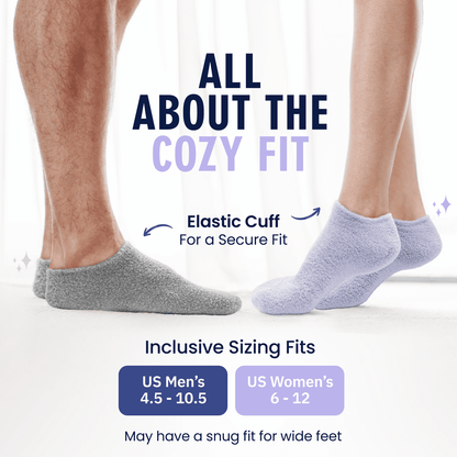 Dr. Frederick's Original Moisturizing Gel Socks for Men & Women -- Dry Feet & Cracked Heel Treatment -- Full Foot Gel Lining with Mango Butter, Shea Butter, Jojoba & Coconut Oil Moisturizing Therapy Dr. Frederick's Original 