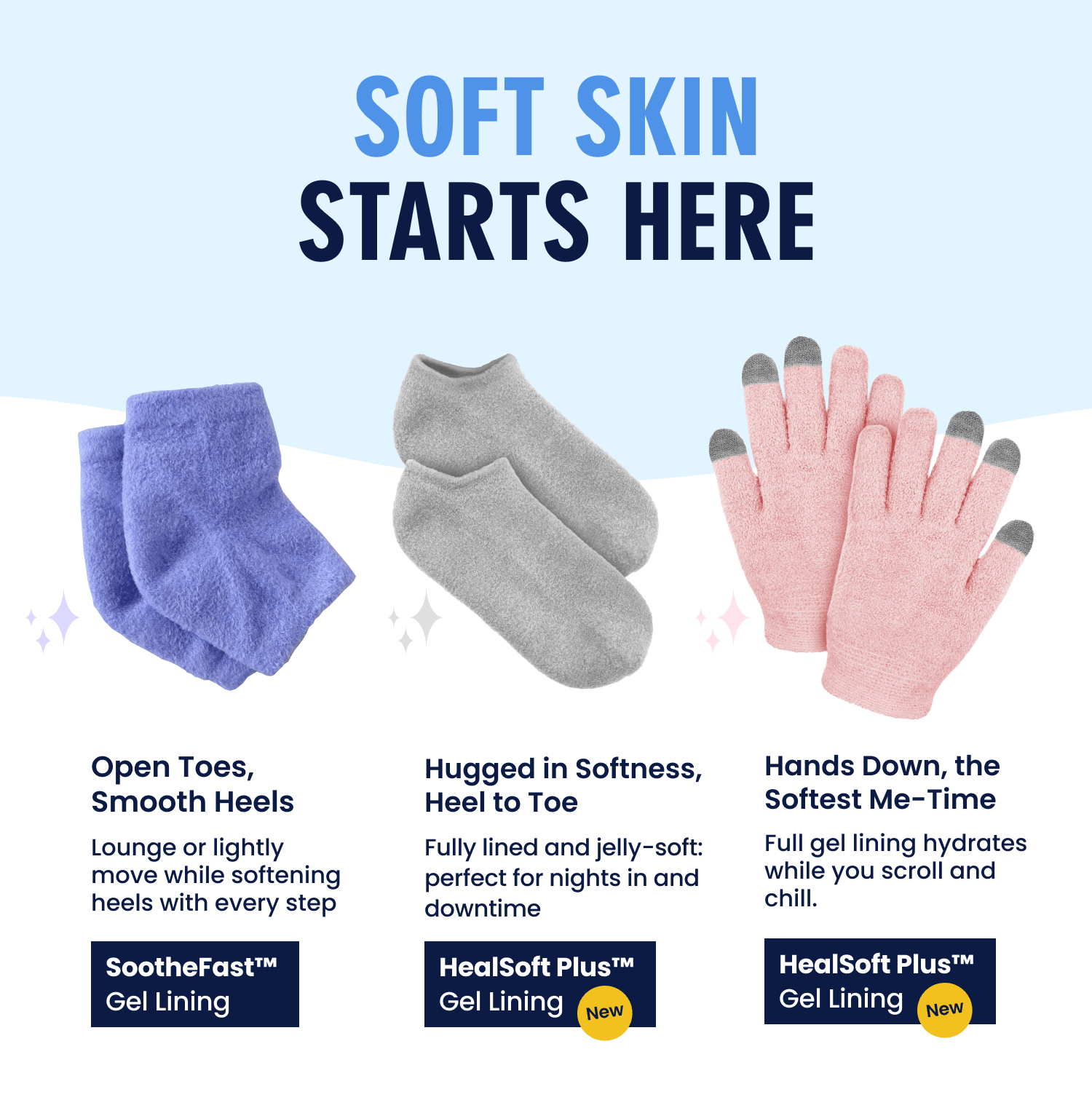 Dr. Frederick's Original Moisturizing Gel Socks for Men & Women -- Dry Feet & Cracked Heel Treatment -- Full Foot Gel Lining with Mango Butter, Shea Butter, Jojoba & Coconut Oil Moisturizing Therapy Dr. Frederick's Original 