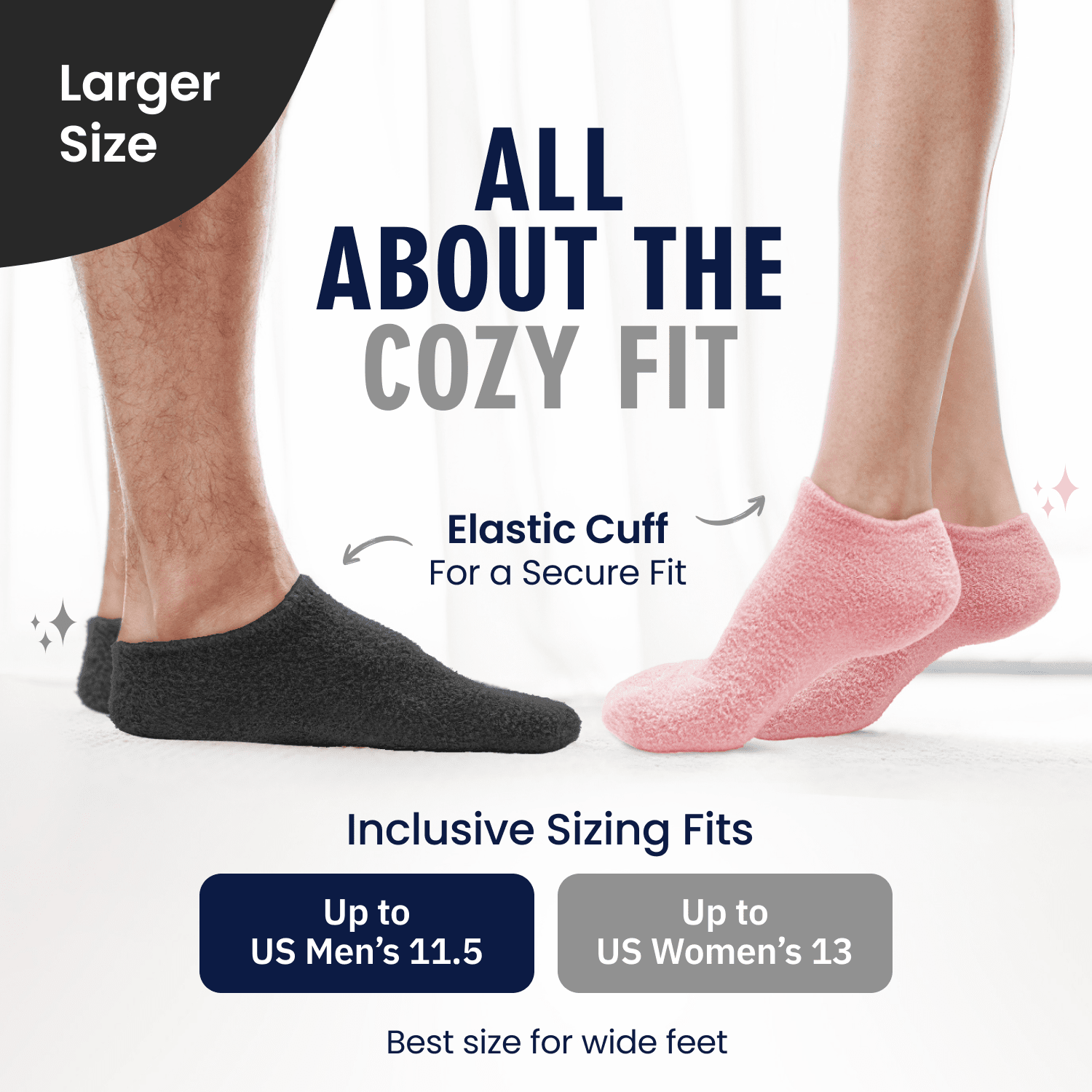 Moisturizing Gel Socks - HealSoft Plus™ - 1 Pair Moisturizing Therapy Dr. Frederick's Original 