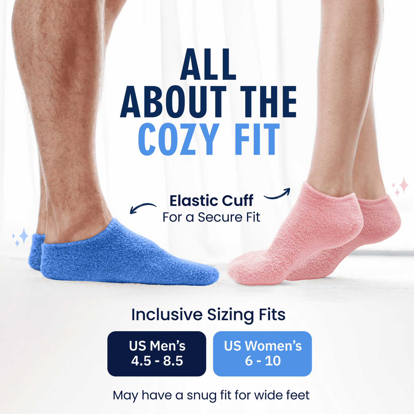 Moisturizing Gel Socks - HealSoft Plus™ - 1 Pair Moisturizing Therapy Dr. Frederick's Original 