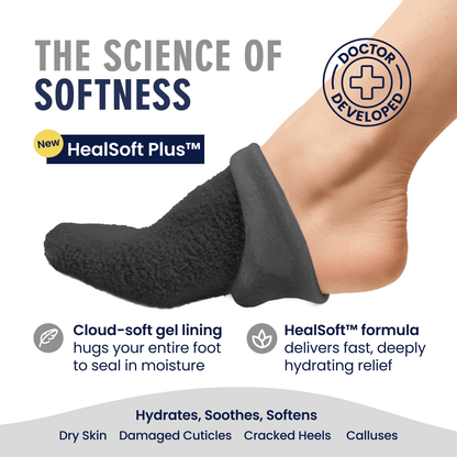 Moisturizing Gel Socks - HealSoft Plus™ - 1 Pair Moisturizing Therapy Dr. Frederick's Original 