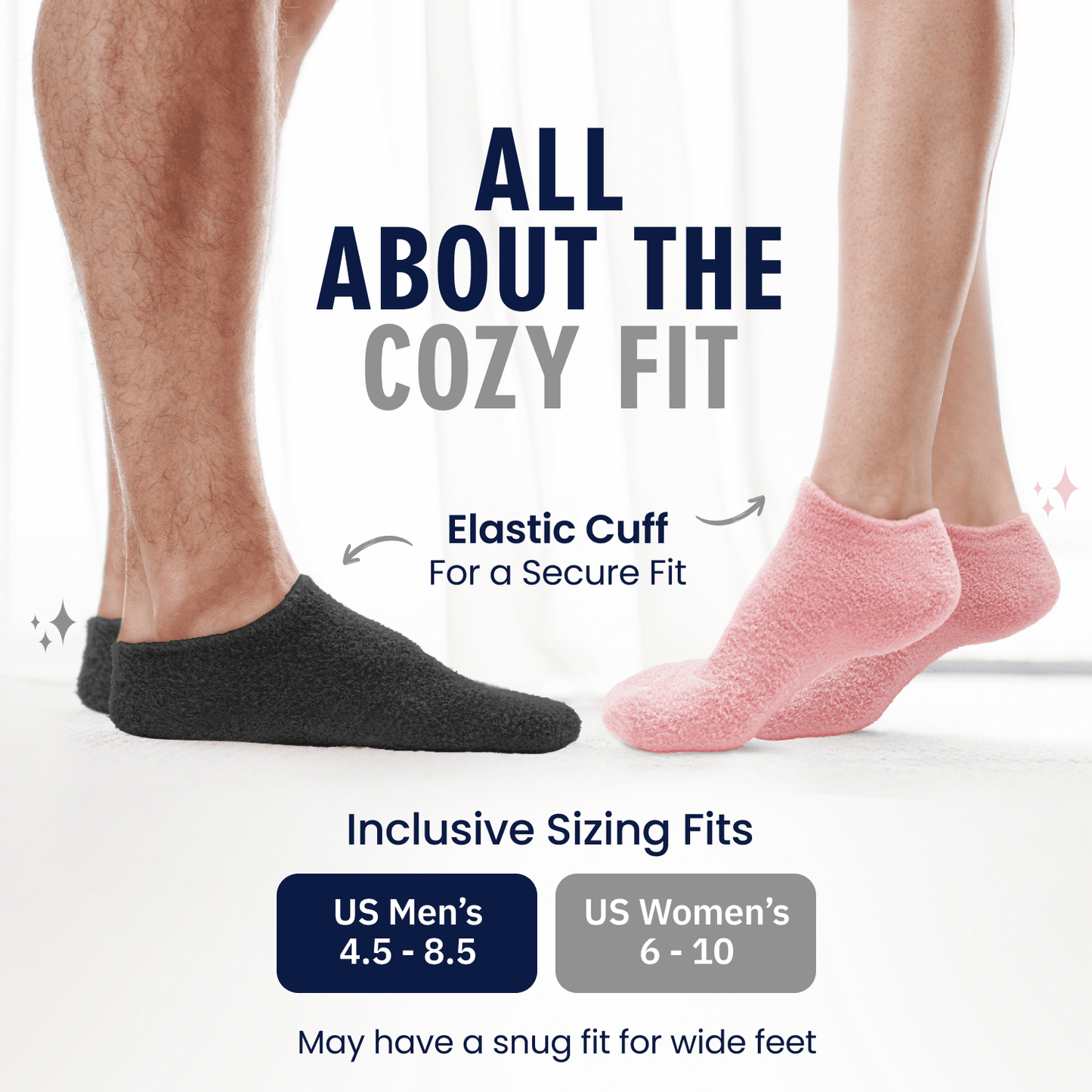 Moisturizing Gel Socks - HealSoft Plus™ - 1 Pair Moisturizing Therapy Dr. Frederick's Original 