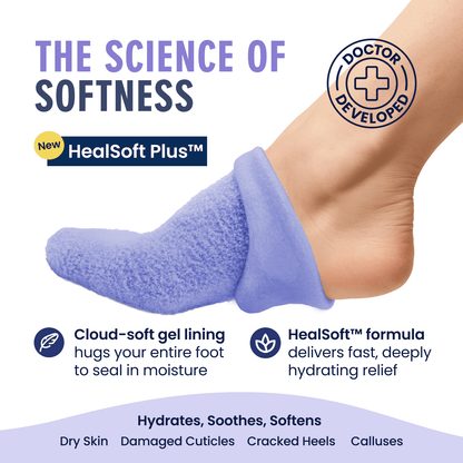 Moisturizing Gel Socks - HealSoft Plus™ - 1 Pair Moisturizing Therapy Dr. Frederick's Original 