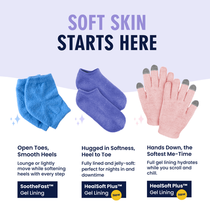Moisturizing Gel Socks - HealSoft Plus™ - 1 Pair Moisturizing Therapy Dr. Frederick's Original 