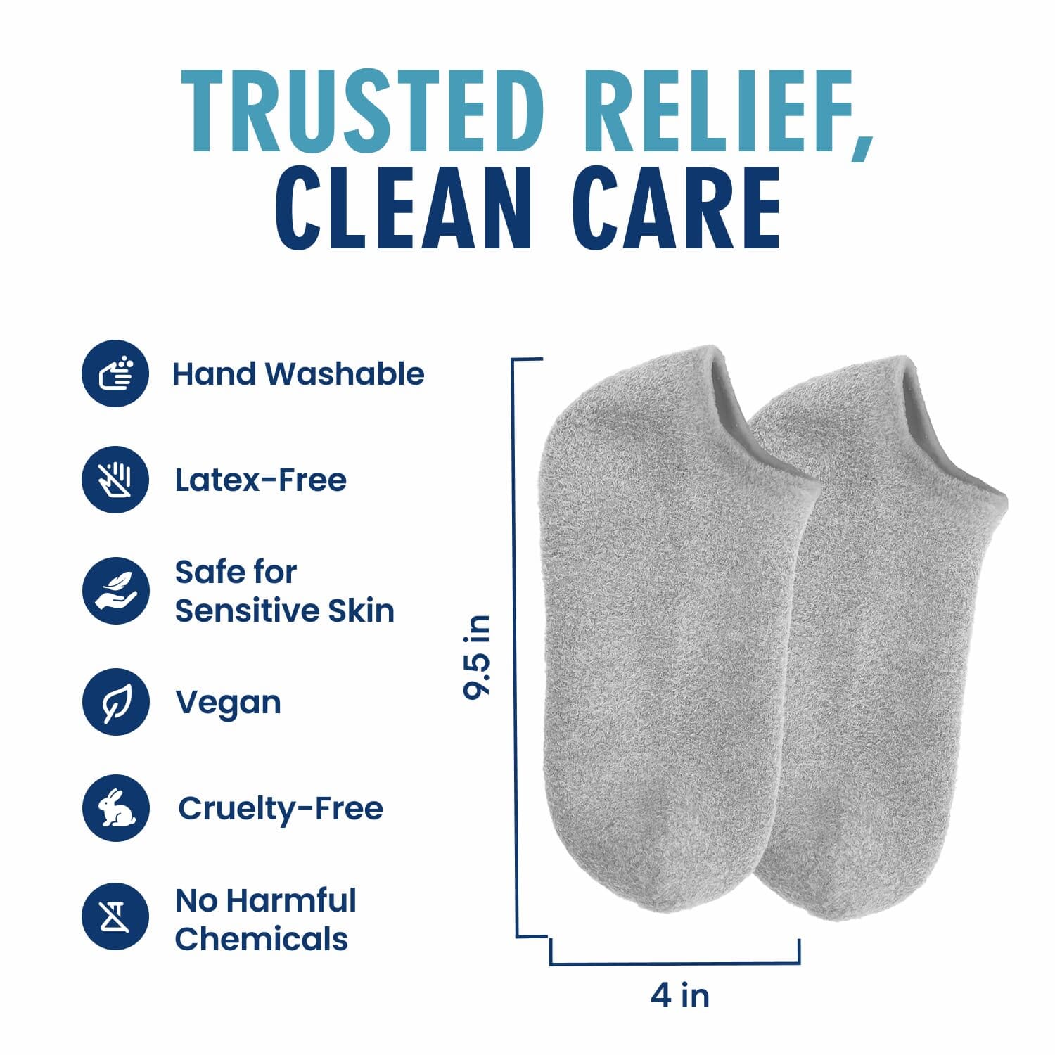 Moisturizing Gel Socks - HealSoft Plus™ - 1 Pair Moisturizing Therapy Dr. Frederick's Original 