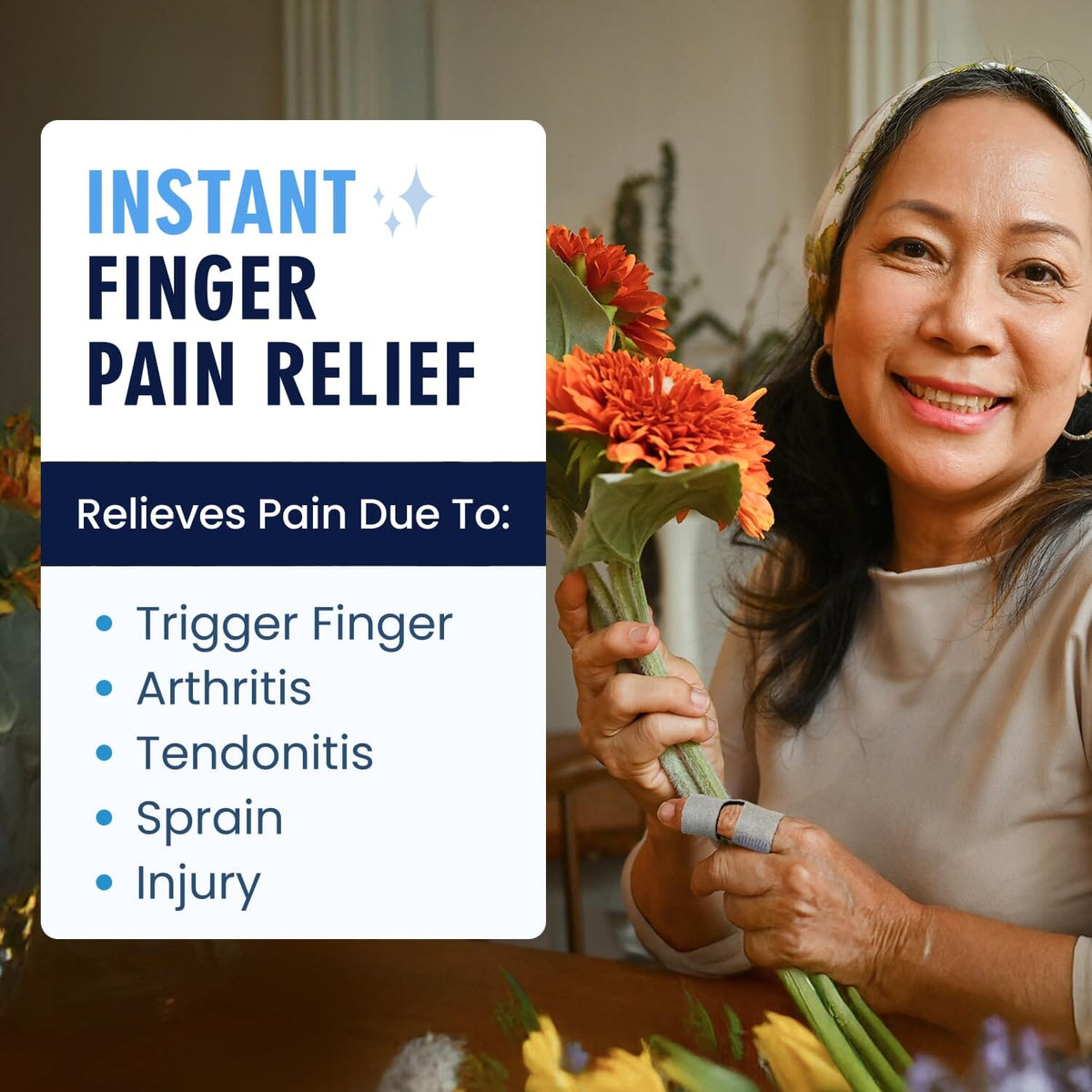Dr. Frederick&#39;s Original Trigger Finger Splint - 2ct - Mallet Splint &amp; Brace for Arthritis, Injury, &amp; Sprain - Fits Index, Middle, Ring Fingers - Adjustable - All-Day Comfort - Doctor-Developed - Gray Dr. Frederick&#39;s Original 