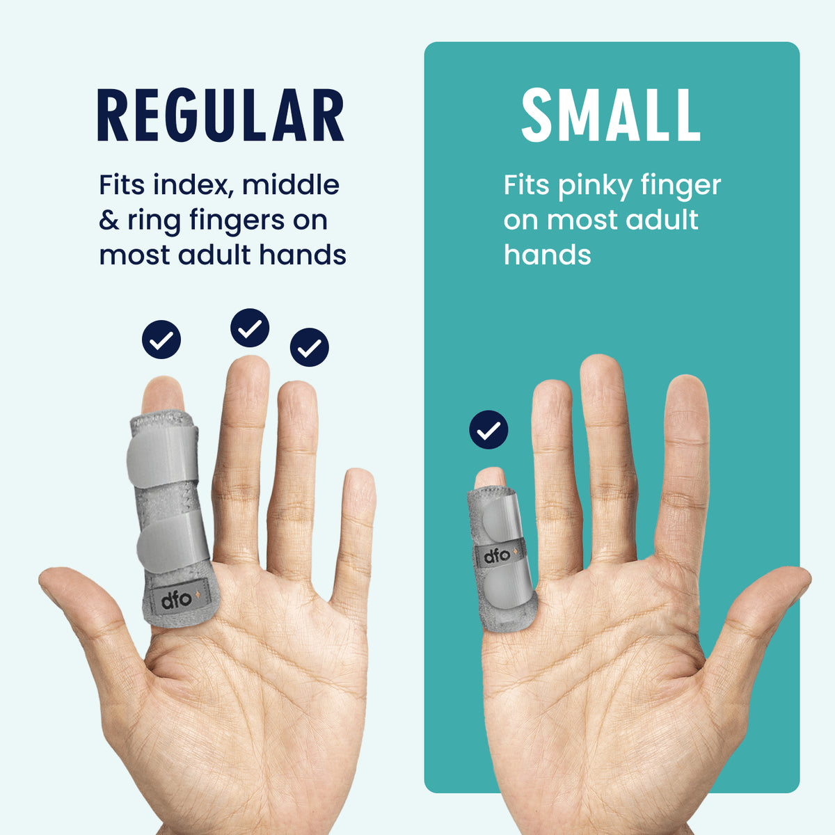 Dr. Frederick&#39;s Original Trigger Finger Splint - 2 ct - Mallet Splint &amp; Brace for Arthritis, Injury, &amp; Sprain - Fits Index, Middle, Pinky &amp; Ring Fingers - Adjustable - Doctor-Developed - Small - Gray Trigger Finger Dr. Frederick&#39;s Original 