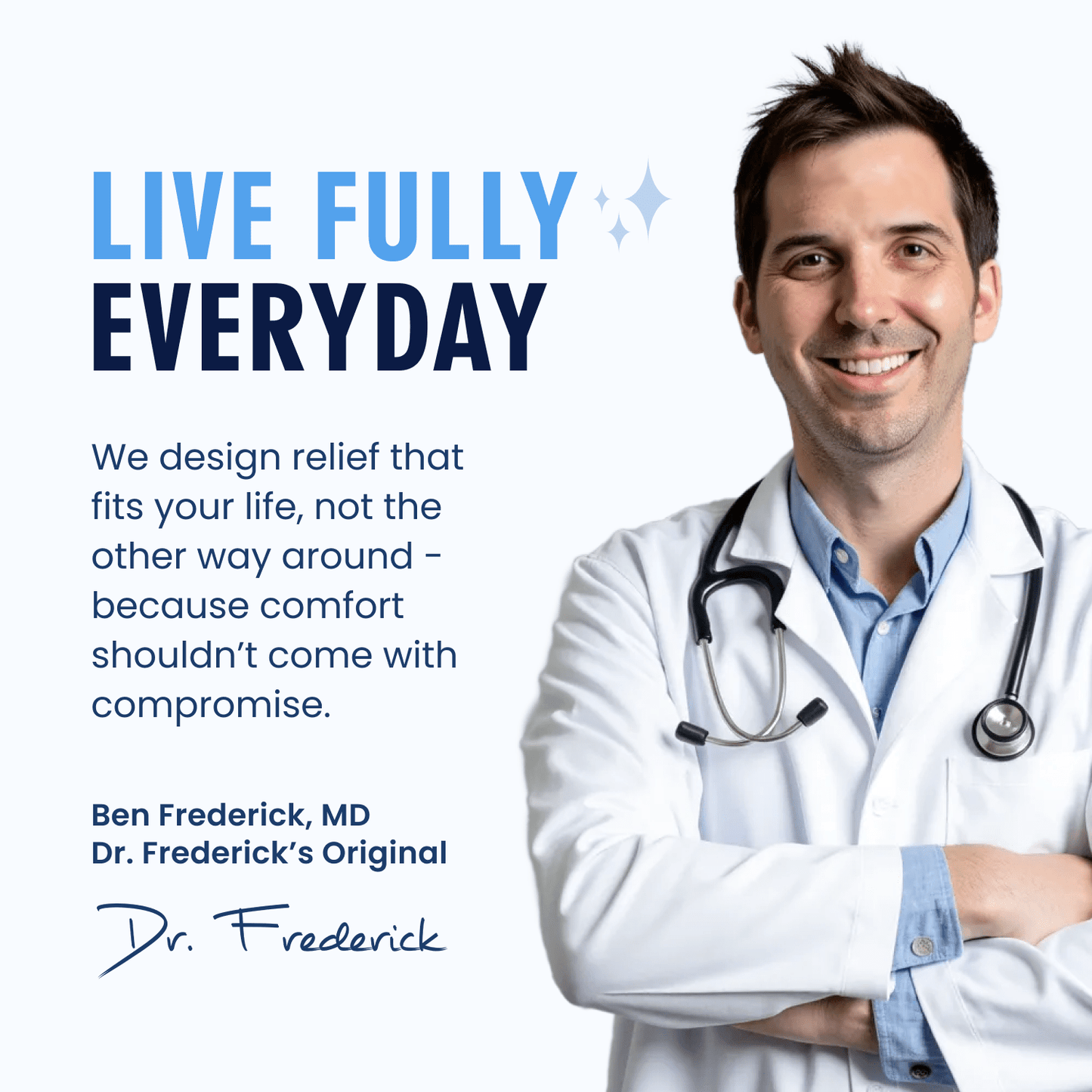 Dr. Frederick's Original Open Toe Sleeves | Half Toe Sleeve Metatarsal Pads | 4 Pieces | Ball of Foot Cushions | Great for Calluses and Blisters | for Men and Women | Perfect for High Heel Shoes Toe Care Dr. Frederick's Original 