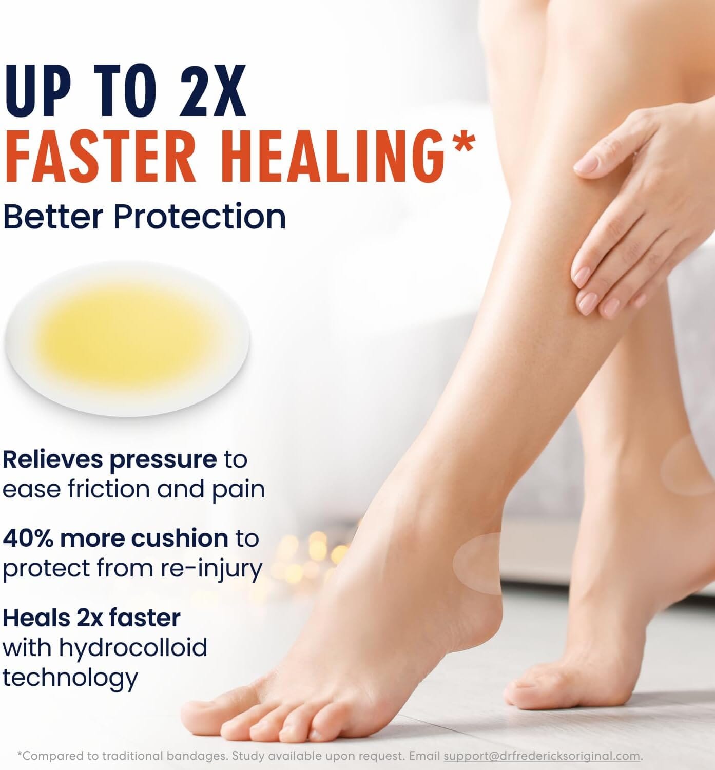 Dr. Frederick's Original SoftStick™ Better Blister™ Bandages - 24 ct - Extra Soft, Extra Stick - Grab-N-Go - Water Resistant Hydrocolloid Bandages for Blister Prevention - Variety Pack Foot Pain Dr. Frederick's Original 