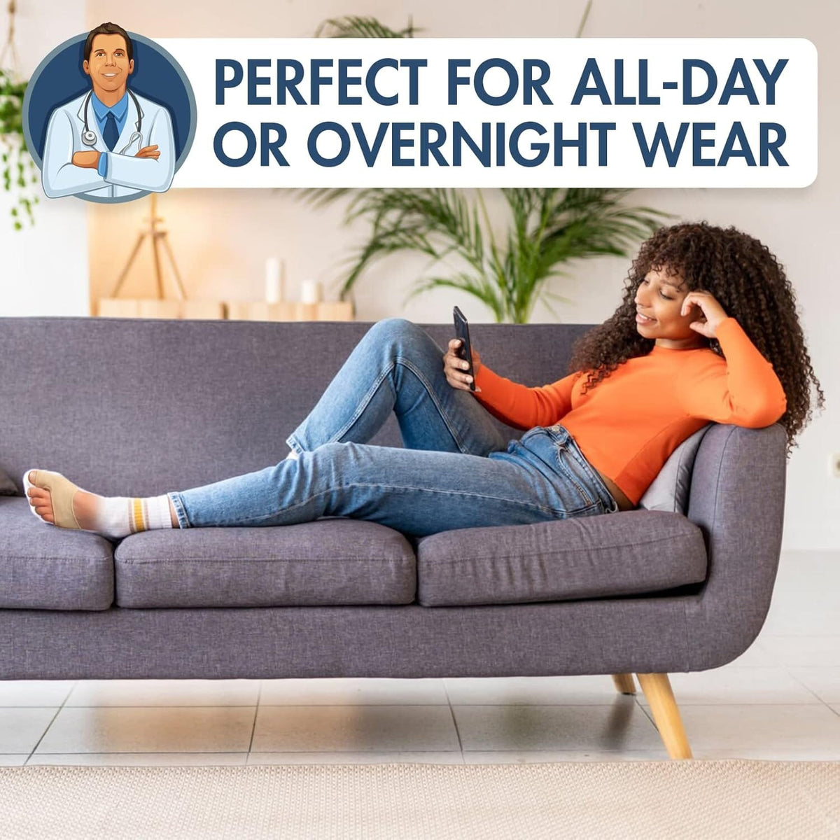 Dr. Frederick&#39;s Original Bunion Sleeves - 2 ct - Orthopedic Relief Socks for Pain - Gel Pad Cushion for Big Toe Foot Pain Dr. Frederick&#39;s Original 