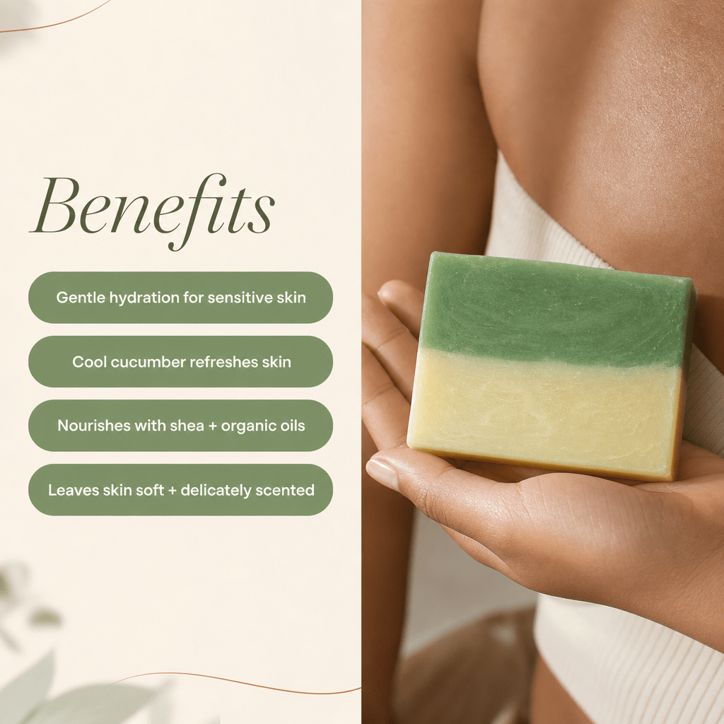 Aloe & Cool Cucumber Soap - 4oz Bath Dr. Frederick's Original 