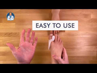 Dr. Frederick's Original Bunion Pads & Toe Separators - 4 ct - Temporary Bunion Corrector - Soft Gel Cushion for Shoes - Fast Pain Relief for Women & Men